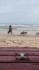 Drone on a beachside table at Kathaluwa, Sri Lanka