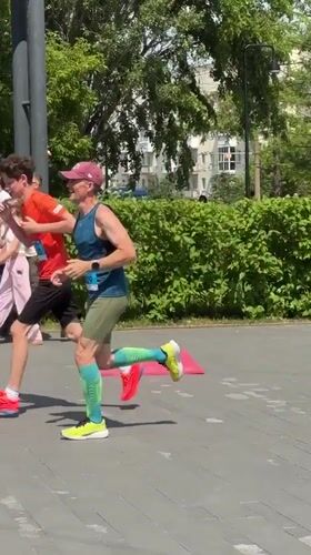 Marathon race draws runners and families to Izhevsk streets