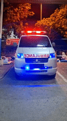 Overnight wait outside Banda Aceh emergency medical facility