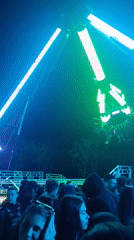Illuminated carnival ride operates at Ruse fairground Friday evening
