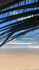 Serene morning beach scene recorded in Kabalana, Sri Lanka