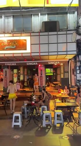 Bangkok nightlife scenes captured across multiple bars and streets