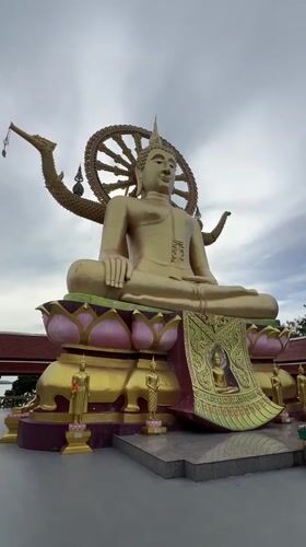 Koh Samui's Big Buddha at Wat Plai Laem, multiple angles