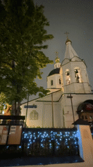Nighttime Moscow landmarks documented in evening photography session