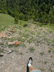 Morning hike documented in Krasnoyarsk's natural landscape