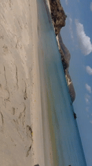 Beach day documented in Pedro González, Venezuela