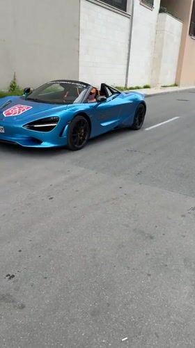 McLaren 720S Spider spotted driving through Tivat, Montenegro