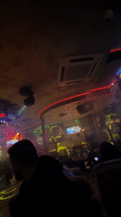 Nightlife activity recorded at Smolyan bar with dancing patrons