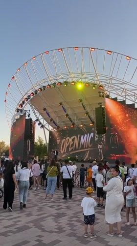 Open Mic night draws a crowd in Ekibastuz, Kazakhstan