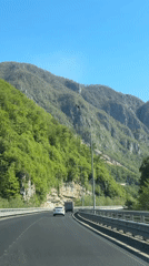 Highway traffic recorded near Monastyr, Russia during morning drive