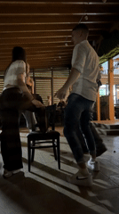 Evening social gathering with dancing captured in Velingrad, Bulgaria