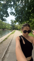 Couple enjoys morning park visit with coffee in Blagoevgrad