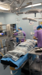 Surgery in progress at Yuzhong District medical facility