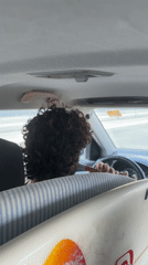 Driver with surfboard captured on video in Lotan
