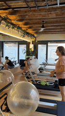 Early morning Barcelona: moon, streets, and a workout studio