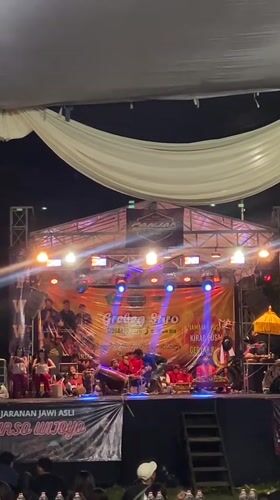Grebeg Suro traditional performance lights up Sidoarjo night