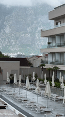 Hotel resort complex observed in Prčanj, Montenegro Bay area