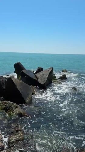 Coastal scenery documented in Balgarevo, Bulgaria during morning hours