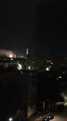 Fireworks over Homyel at night, September 2026