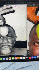 Artist creates apple portrait drawings in Jos, Nigeria