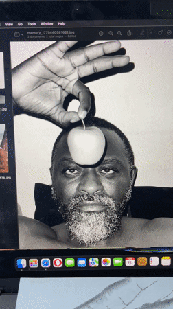 Artist creates apple portrait drawings in Jos, Nigeria