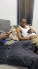 Young men gather for casual evening hangout in Abuja