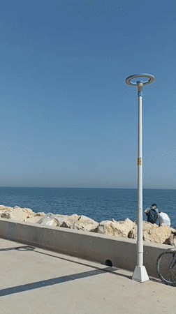 Sunny afternoon scenes captured along Yenişehir coastal promenade