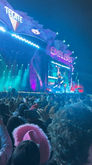 Female headliner performs at Tecate Emblema festival in Mexico City