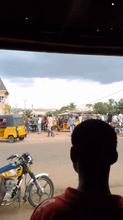 Street gatherings documented in Nsugpe, Nigeria commercial district