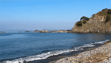 Quiet morning moments captured along Fethiye's pebble beach coastline