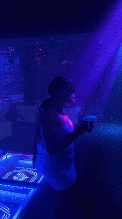 Late-night club event with performances in Bar Jirgi Summa, Nigeria