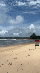 Morning beach activities captured in Peleana, Sri Lanka