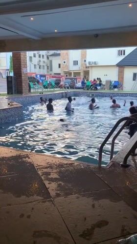 Swimming pool gathering observed in Onitsha, Nigeria