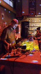 DJ performs evening set at Đà Nẵng venue