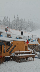 Heavy snowfall documented at Bansko ski resort Bulgaria