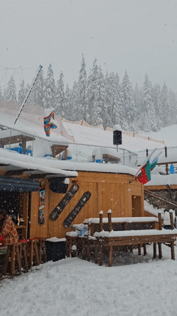 Heavy snowfall documented at Bansko ski resort Bulgaria