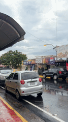 Rainy day scenes and dining moments captured in Ciudad Guayana