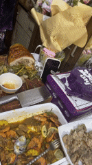 Filipino feast spread documented in Davao City