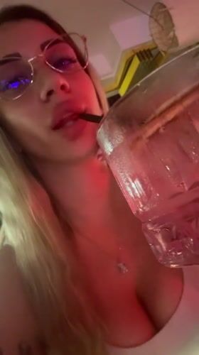 Bar drinks and fairground lights on a Varna summer night