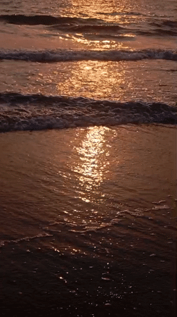 Sunset beach activities documented at Arambol, India