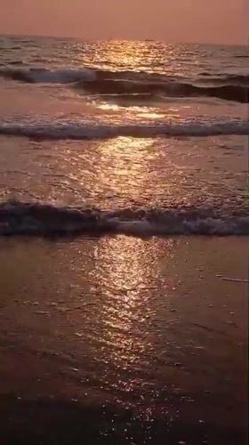 Sunset beach activities documented at Arambol, India