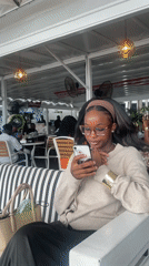 Outdoor restaurant dining captured on video in Lagos waterfront
