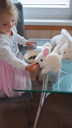 A quiet morning of play, indoors and out, in Sokolov