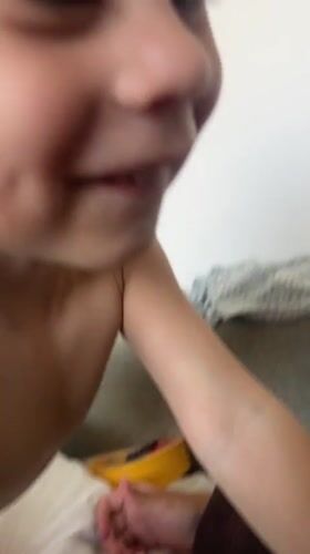 Child seeks help, kisses woman in Kiryat Bialik home