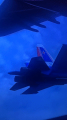 Military aircraft formation and Putin sighting reported in Samara