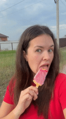 Summer treats: Locals enjoy popsicles in Bely Yar, Russia