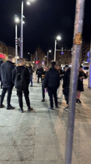 Police presence, crowds gather at Plovdiv intersection