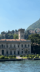 Boat excursion with passengers documented on Lake Como, Italy