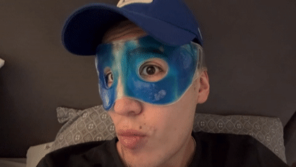 Young man documents protein shake routine in Mexican home