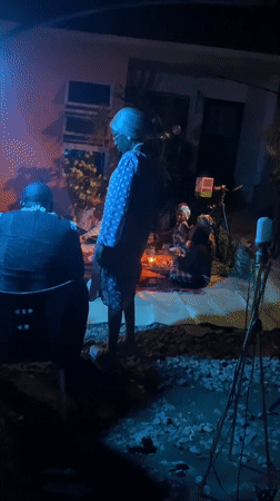 Nighttime Film Production Features Traditional Gathering in Barden Yana